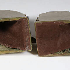 Pair of Signed Victor Design Ship Gilt Metal Bookends