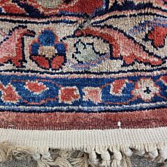 Persian Semi-Antique Hand Knotted Wool Sarouk Oriental Carpet, circa 1930
