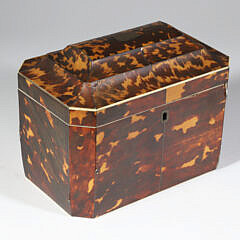 42910 British Regency Tortoise Tea Caddy A 8114_2 JPG