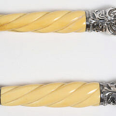 Harrison Bros. & Hawson Sheffield England Fish Servers, circa 1870