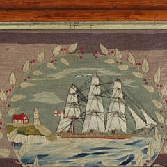 Fine British Sailor’s Woolie Initialed C.W., 19th Century