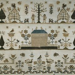 Fine English Sampler “Mary Maxwell Her Work February the 24, 1830”