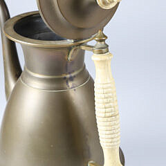 Antique Russian Brass Samovar, St. Petersburg, circa 1870s