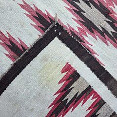 Vintage Navajo Eye Dazzler Rug