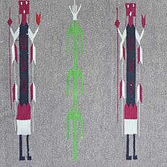 Vintage Yeibichai Navajo Rug