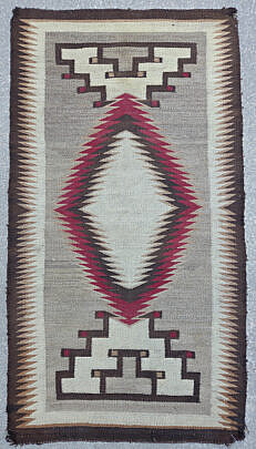 Vintage Navajo Rug Early 20th Century