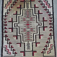 Vintage Navajo Cutter Rug