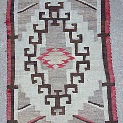 Vintage Navjo Oriental Scatter Rug