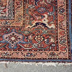 Antique Persian Hand Knotted Wool Malayer Oriental Carpet, circa 1920s