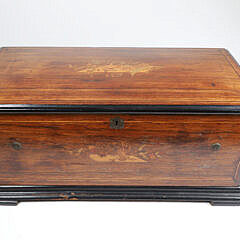 Swiss Zither Music Box, 19th Century