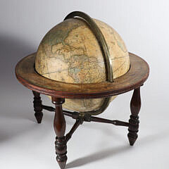 Joslin Boston Terrestrial 12 inch Globe Circa 1851