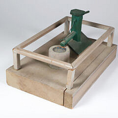 Folk Art Wood Carved Wood Sconset Pump Sculpture Attributed to Lincoln Ceely (1865-1950)