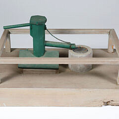 Folk Art Wood Carved Wood Sconset Pump Sculpture Attributed to Lincoln Ceely (1865-1950)