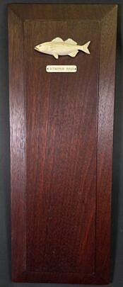 4299-955 Striped Bass Plaque A