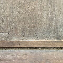 Antique American Grain Painted Country Pine Two Part Secretary Desk, circa 1800