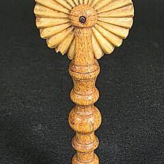 Sailor Made Antique Whalebone Pie Crimper, 19th century