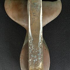 Antique Solid Bronze Sperm Whale Fluke Door Knocker, circa 1920s