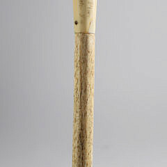 Whaler Made 8-Sided Grip Walking Stick, mid 19th Century