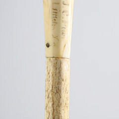 Whaler Made 8-Sided Grip Walking Stick, mid 19th Century