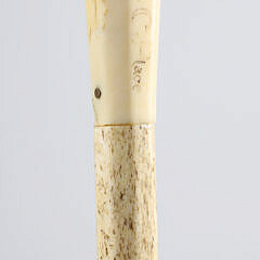 Whaler Made 8-Sided Grip Walking Stick, mid 19th Century