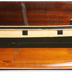 Carved Wood Half Hull of the Iron Ship Clan REA