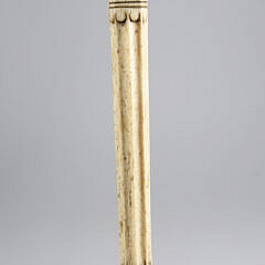 Whaler Made Capstan Knob Walking Stick, 19th Century