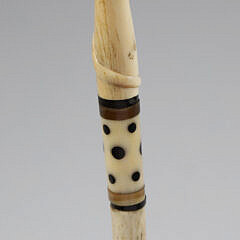 Whaler Made Youth Walking Stick, 19th Century