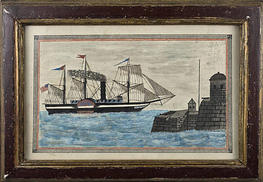 4216-955 Folk Art Watercolor A