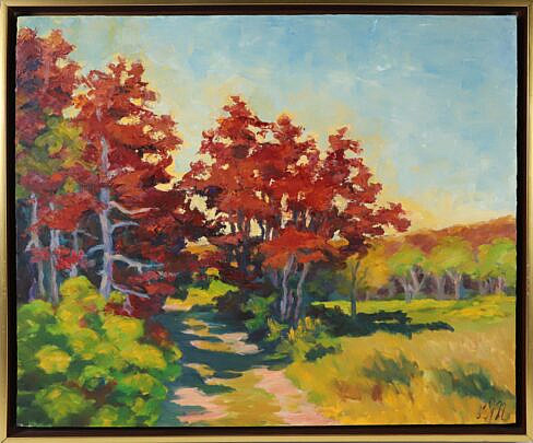 Lynn Nicholas Oil On Canvas "Landscape"