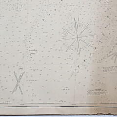 Antique 1891 George Eldridge Vineyard Sound and Nantucket Shoals Chart