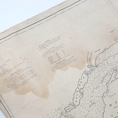 Antique 1891 George Eldridge Vineyard Sound and Nantucket Shoals Chart
