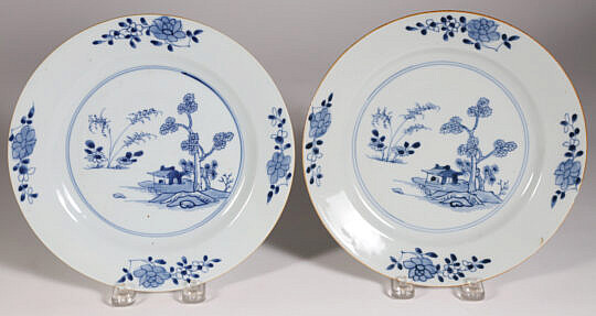 5-5525 Export Blue White Plates A 9878_4 JPG