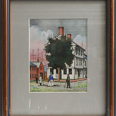 Richard de Menocol Watercolor On Paper, Titled "16"