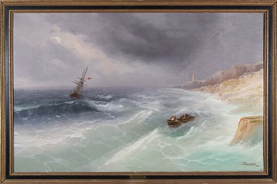 5-5572 A. Frandetti Oil Shipwreck Black Sea A_IMG_9217