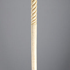 Whaler Made Architectural Walking Stick, mid 19th Century