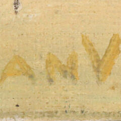 Lucien van Vyve Oil On Canvas “Table Top Ocean View”