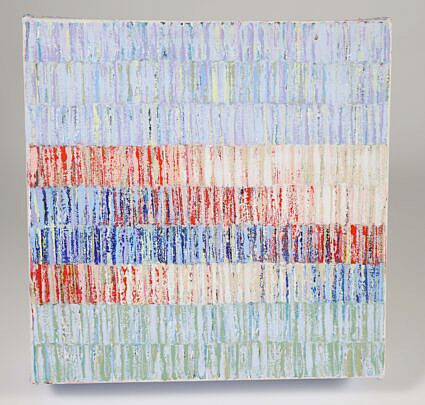 Kathy Stark Oil on Canvas "Stripes"