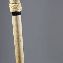 Whaler Made Clenched Fist Cane, 19th Century