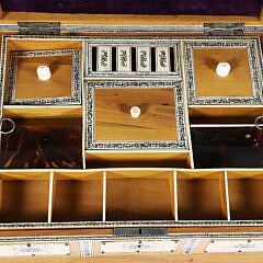 Antique Indian Filigree Sewing Box, 19th Century