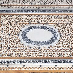 Antique Indian Filigree Sewing Box, 19th Century