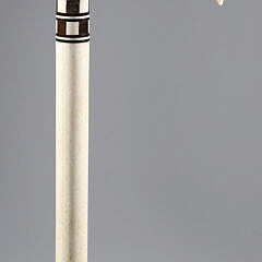 Whaler Made Curved Handle Cane, 19th Century