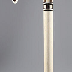 Whaler Made Curved Handle Cane, 19th Century