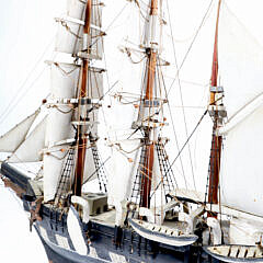 Folk Art All Wood Whaling Barque