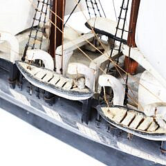 Folk Art All Wood Whaling Barque