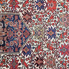 Vintage Persian Hand Knotted Wool Oriental Carpet Runner
