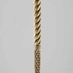 Whaler Made Crown Knob Walking Stick, mid 19th Century