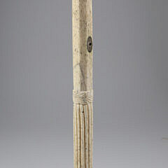 Whaler Made 12-Sided Petals Walking Stick, 19th Century