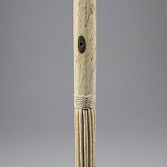 Whaler Made 12-Sided Petals Walking Stick, 19th Century