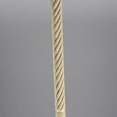 Whaler Made 12-Sided Petals Walking Stick, 19th Century