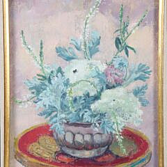 Elizabeth Saltonstall Oil on Board “Beach Bouquet”, circa 1964